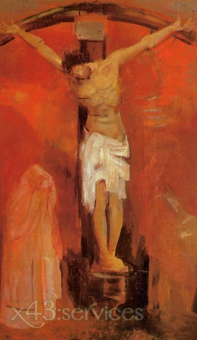 Odilon Redon - Die Kreuzigung - The Crucifixion